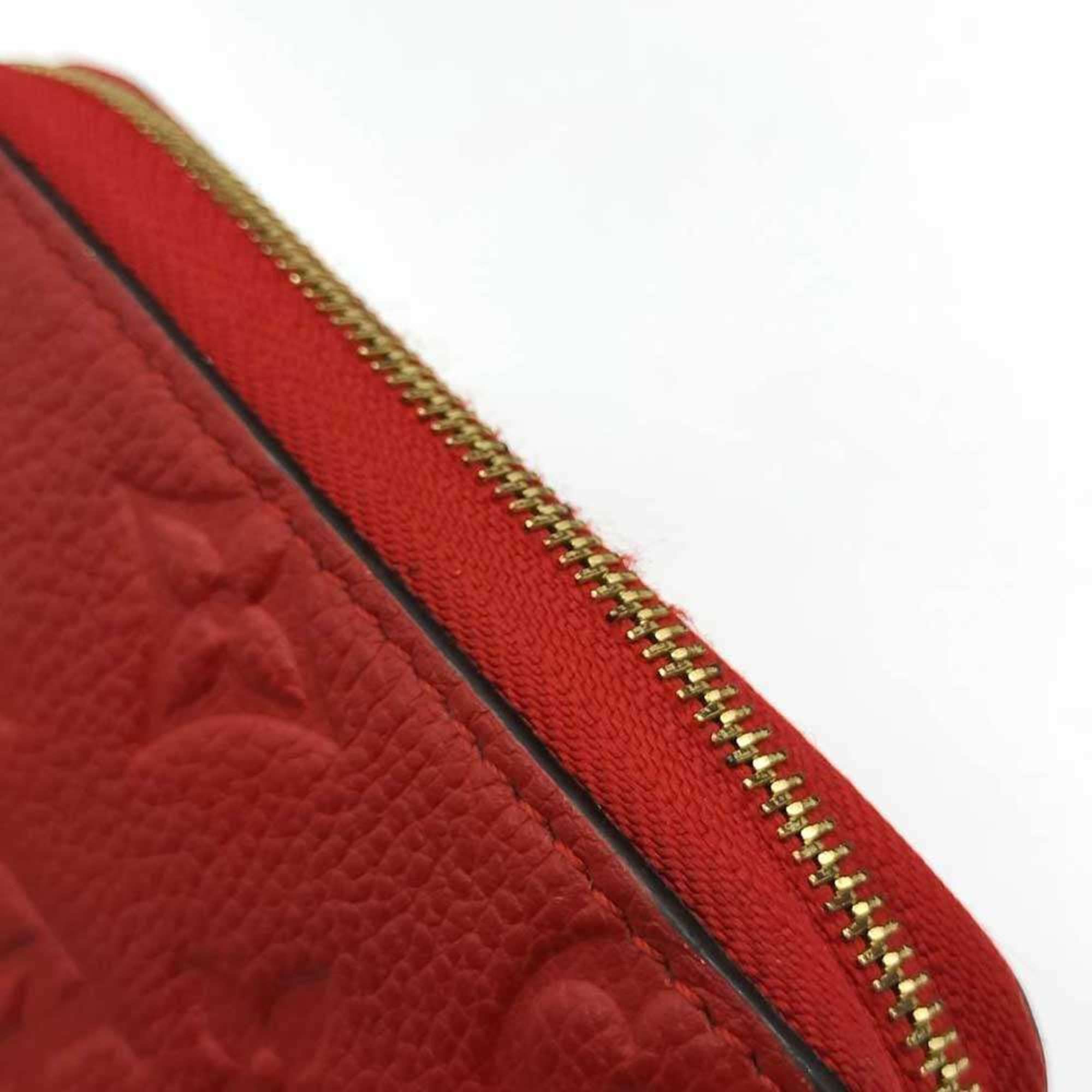 Louis Vuitton Louis Vuitton Zippy Coin Purse in Scarlet and Red, Monogram Empreinte, Round Case, Women's, M63696, LOUISVUITTON Size ONE SIZE - 4 Thumbnail