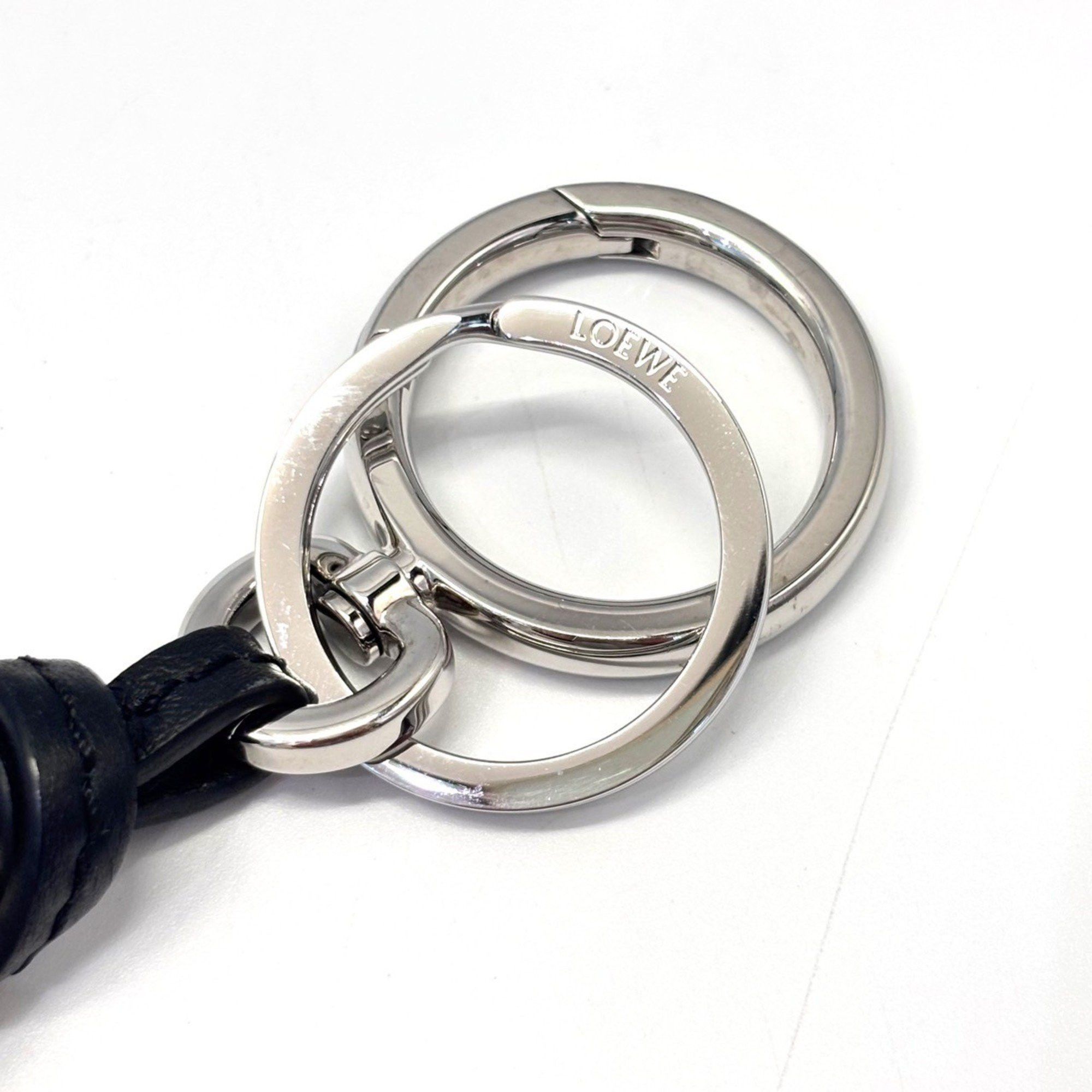 Loewe LOEWE Anagram Charm Calfskin Strap Black Silver C821232X02 Size ONE SIZE - 2 Thumbnail