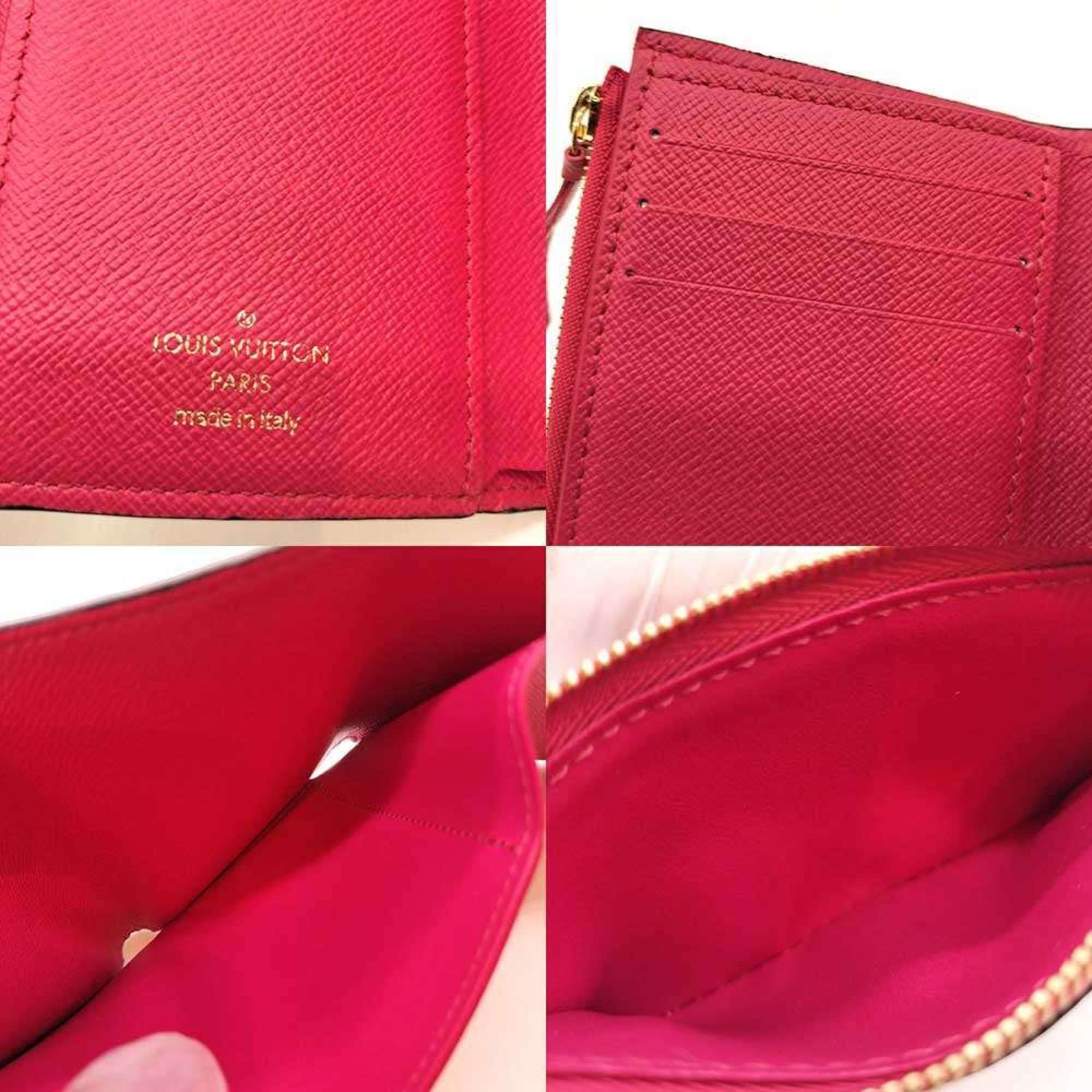 Louis Vuitton Louis Vuitton Portefeuille Victorine Multicolore Damier Azur Trifold Wallet with Giraffe Animal Print, Women's, N60059 Size ONE SIZE - 6 Thumbnail