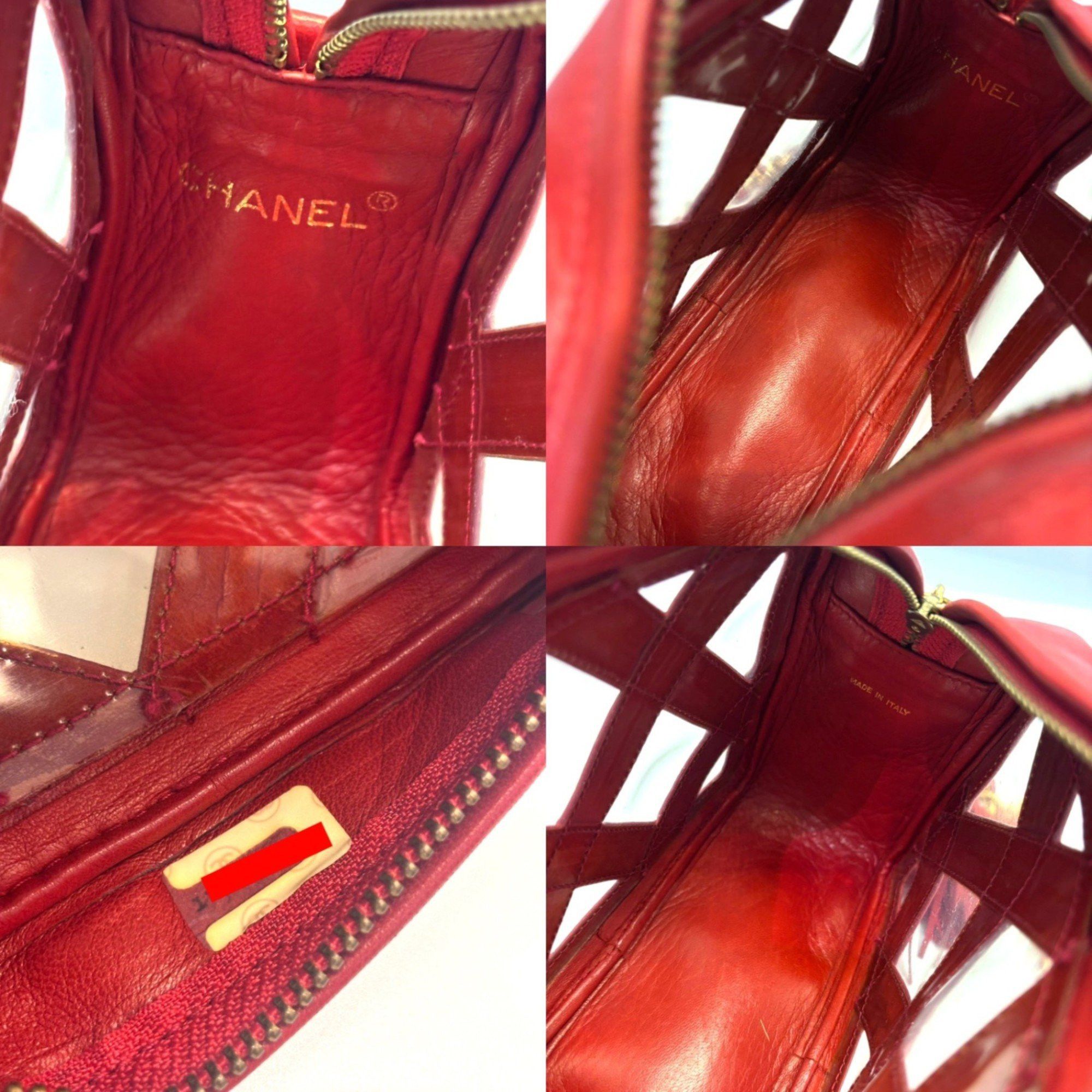 Chanel CHANEL Chain Shoulder Bag in Red Lambskin with Tassel Size ONE SIZE - 6 Thumbnail