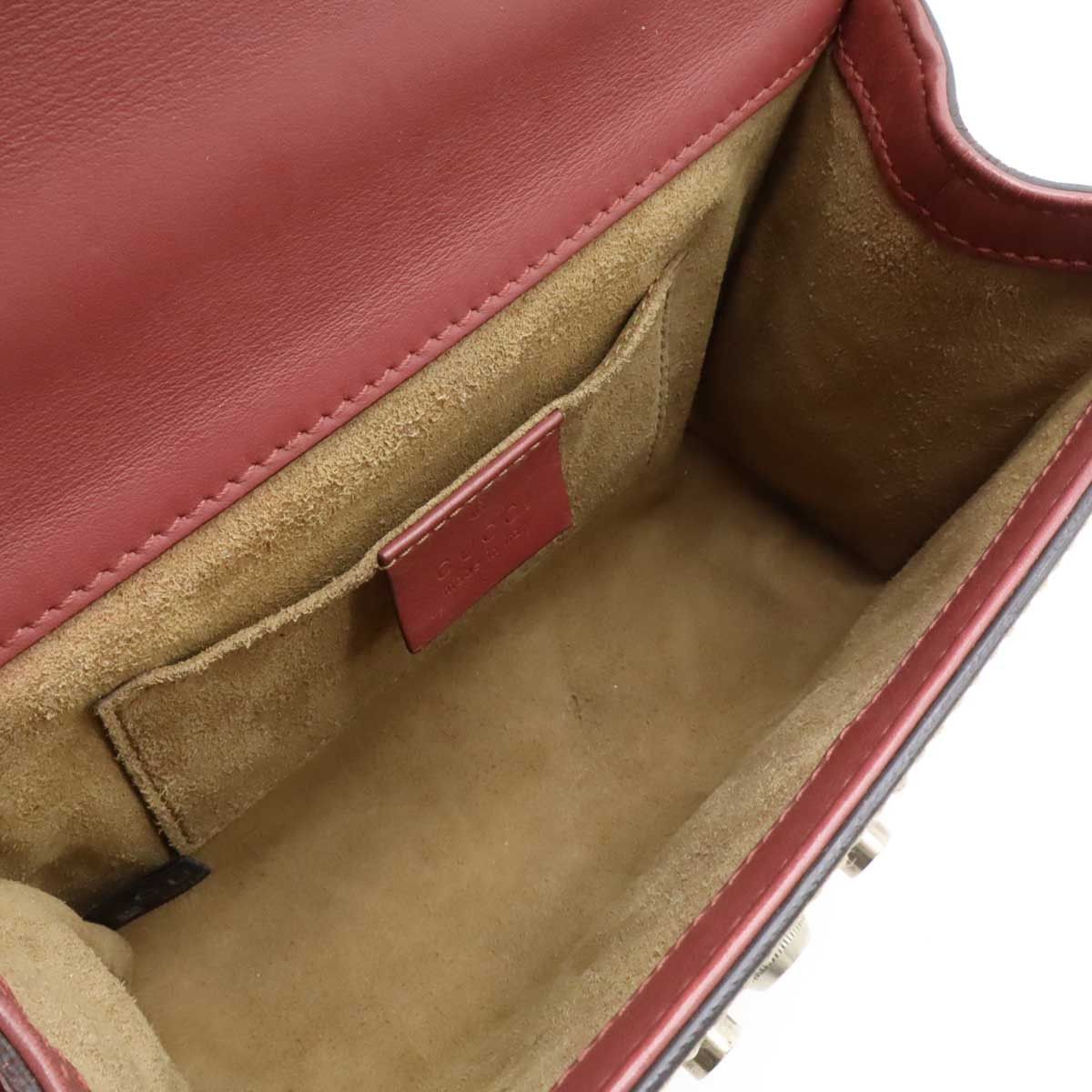 Gucci Gucci Gucci GG Blooms Padlock PVC Shoulder Bag Leather Shoulder Bag 409487 DUTY FREE for USA Size ONE SIZE - 7 Thumbnail