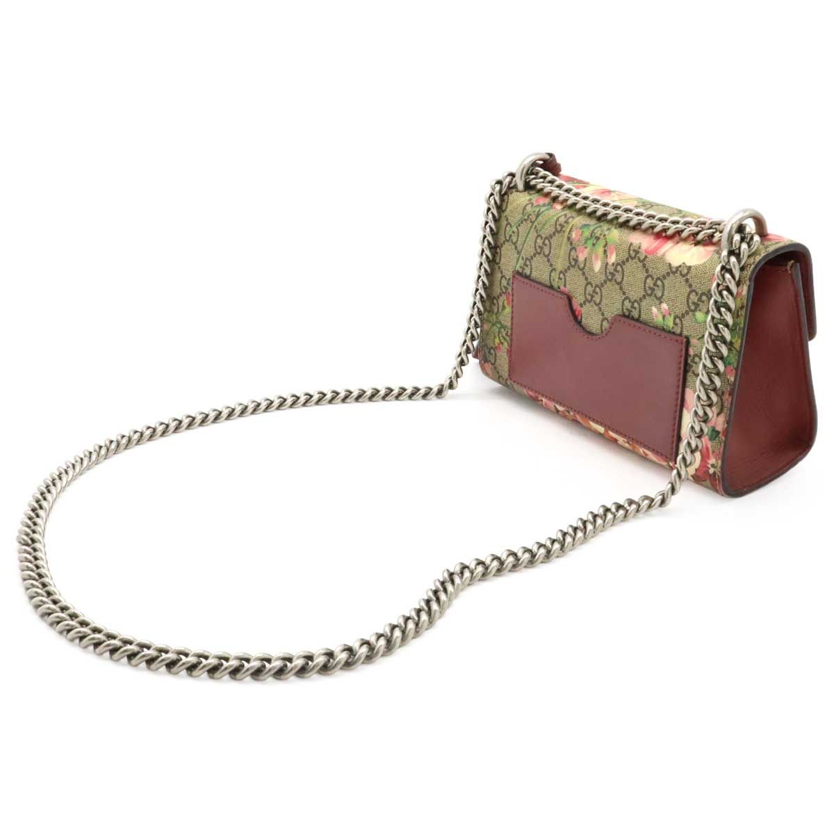 Gucci Gucci Gucci GG Blooms Padlock PVC Shoulder Bag Leather Shoulder Bag 409487 DUTY FREE for USA Size ONE SIZE - 2 Thumbnail