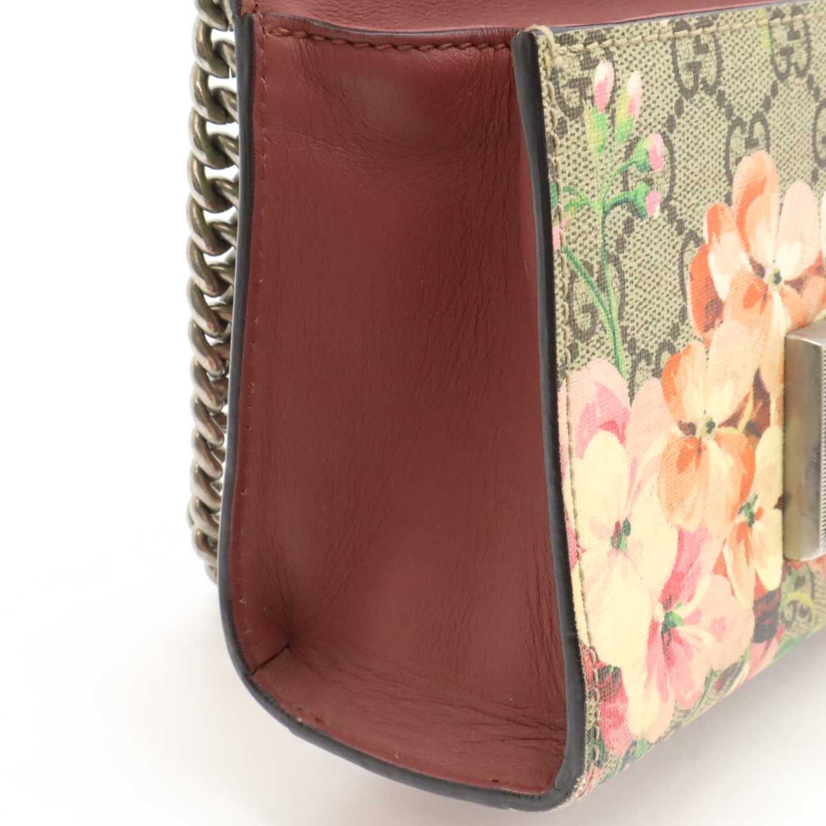 Gucci Gucci Gucci GG Blooms Padlock PVC Shoulder Bag Leather Shoulder Bag 409487 DUTY FREE for USA Size ONE SIZE - 5 Thumbnail