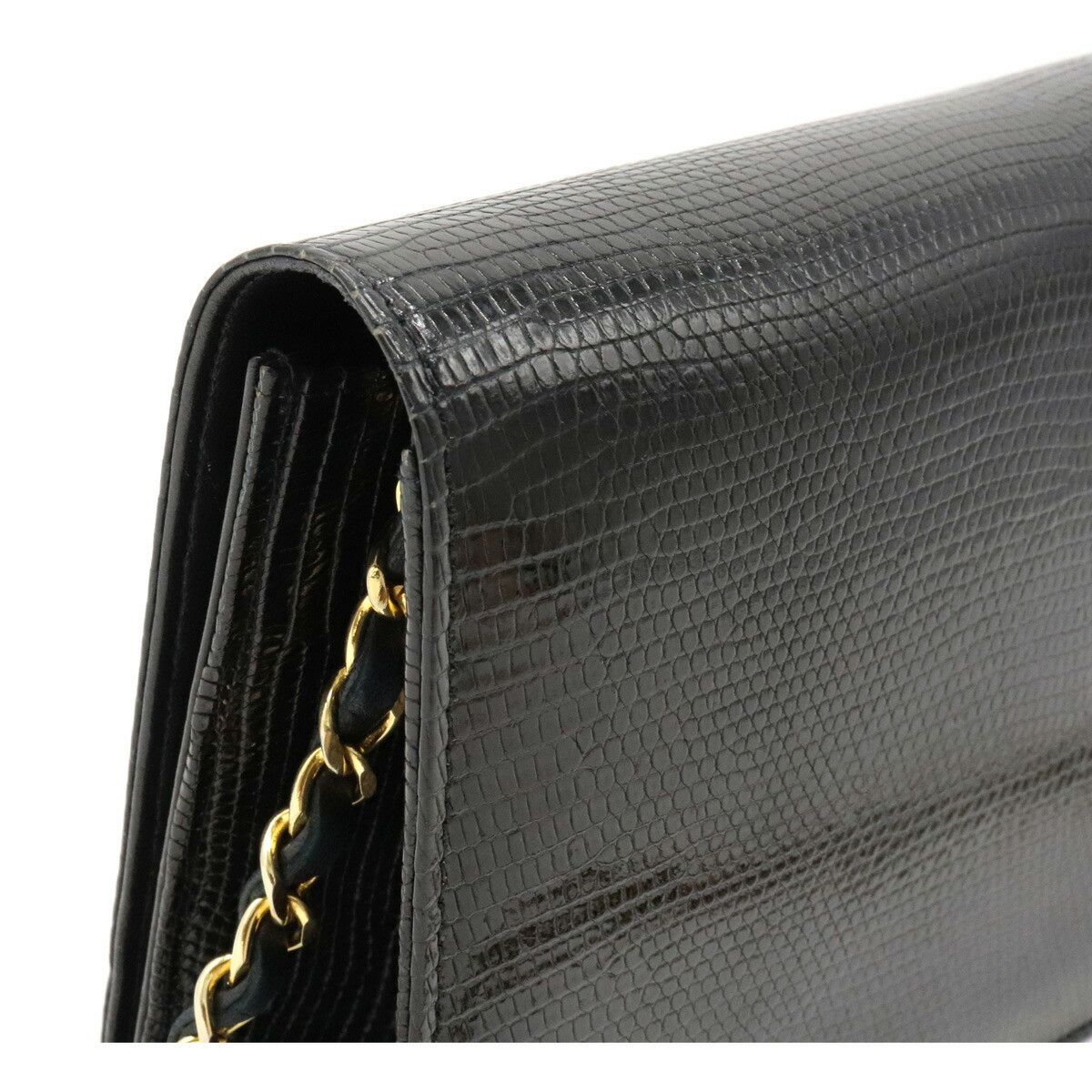 Chanel Chanel Chanel Coco Mark Lizard Shoulder Bag Natural Material Shoulder Bag DUTY FREE for USA Size ONE SIZE - 7 Thumbnail