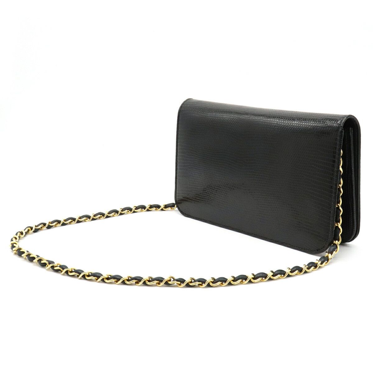 Chanel Chanel Chanel Coco Mark Lizard Shoulder Bag Natural Material Shoulder Bag DUTY FREE for USA Size ONE SIZE - 2 Thumbnail