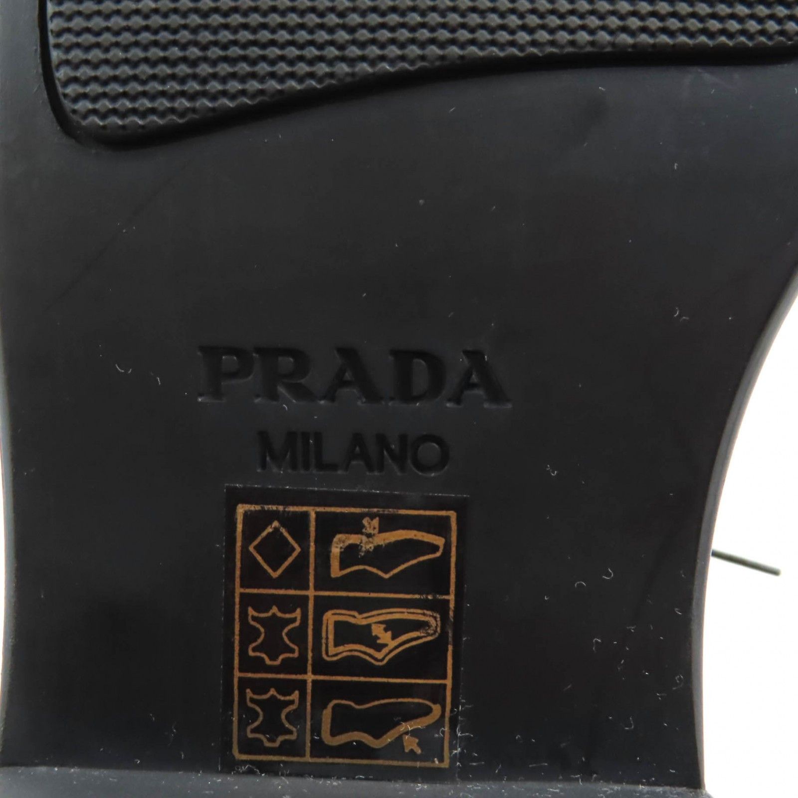 Prada Prada Prada Back logo leather lace-up platform dress shoes Leather Shoes DUTY FREE for USA Size ONE SIZE - 12 Thumbnail