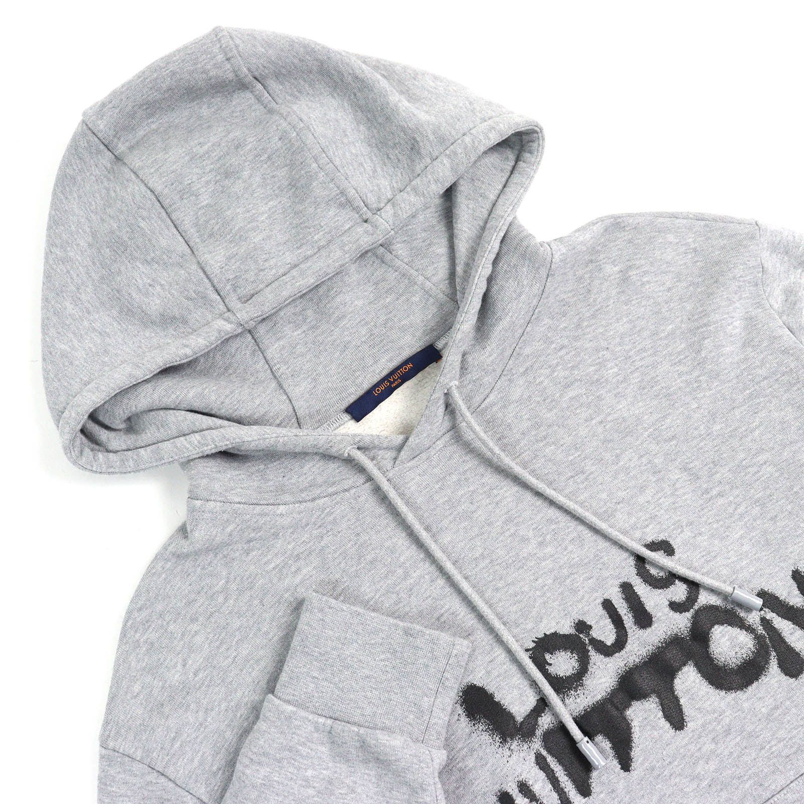 Louis Vuitton Louis Vuitton Louis Vuitton Neon Working Man Cotton Hoodie Cotton Sweatshirts & Hoodies DUTY FREE for USA Size ONE SIZE - 3 Thumbnail