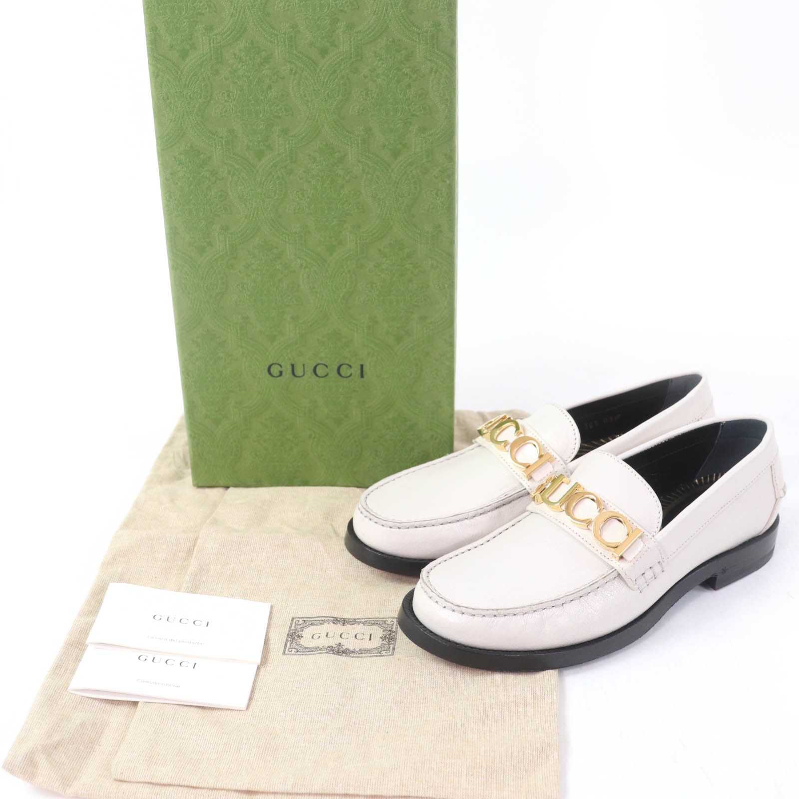 Gucci Gucci Gucci loafers leather loafers Leather Shoes 700036 DUTY FREE for USA Size ONE SIZE - 2 Thumbnail
