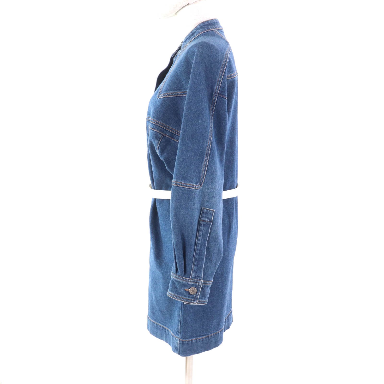 Stella McCartney Stella Mccartney Stella McCartney LIANA DENIM DRESS Cotton Dress Denim Dresses 603710 DUTY FREE for USA Size ONE SIZE - 2 Thumbnail