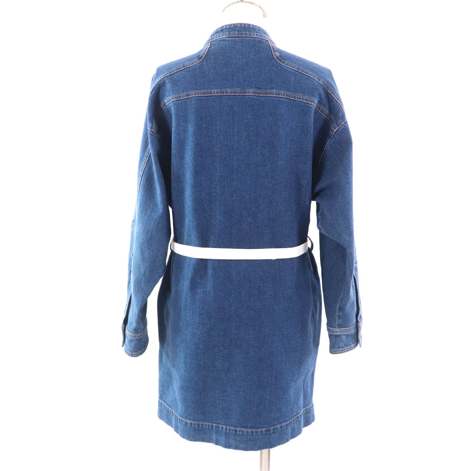 Stella McCartney Stella Mccartney Stella McCartney LIANA DENIM DRESS Cotton Dress Denim Dresses 603710 DUTY FREE for USA Size ONE SIZE - 3 Thumbnail
