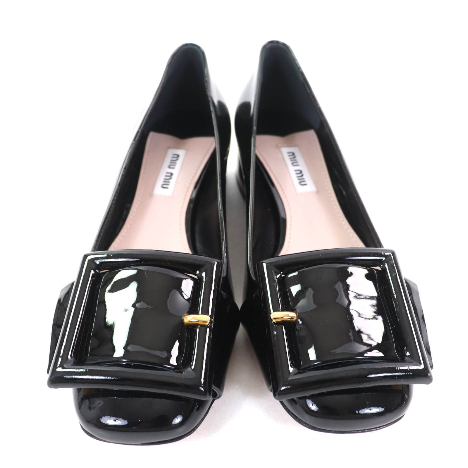 Miu Miu Miu Miu Miu Miu Patent leather Pumps Leather Shoes DUTY FREE for USA Size ONE SIZE - 3 Thumbnail
