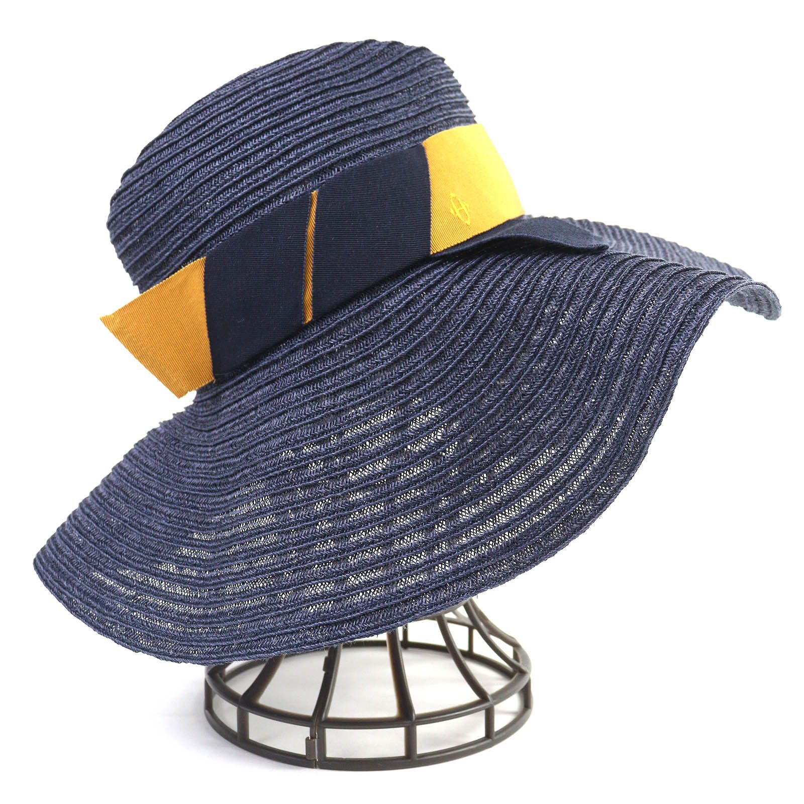 Hermes Hermes Hermes Straw Hat Natural Material Hats DUTY FREE for USA Size ONE SIZE - 2 Thumbnail