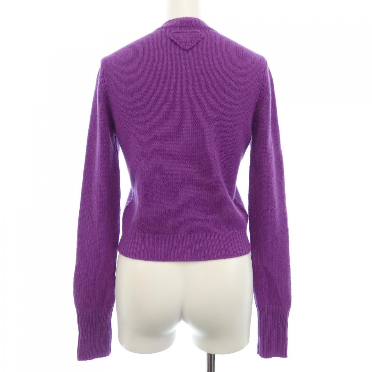 Prada Prada Prada 100% Cashmere Cardigan Others Tops P25N16 S000 1505 DUTY FREE for USA Size ONE SIZE - 2 Thumbnail