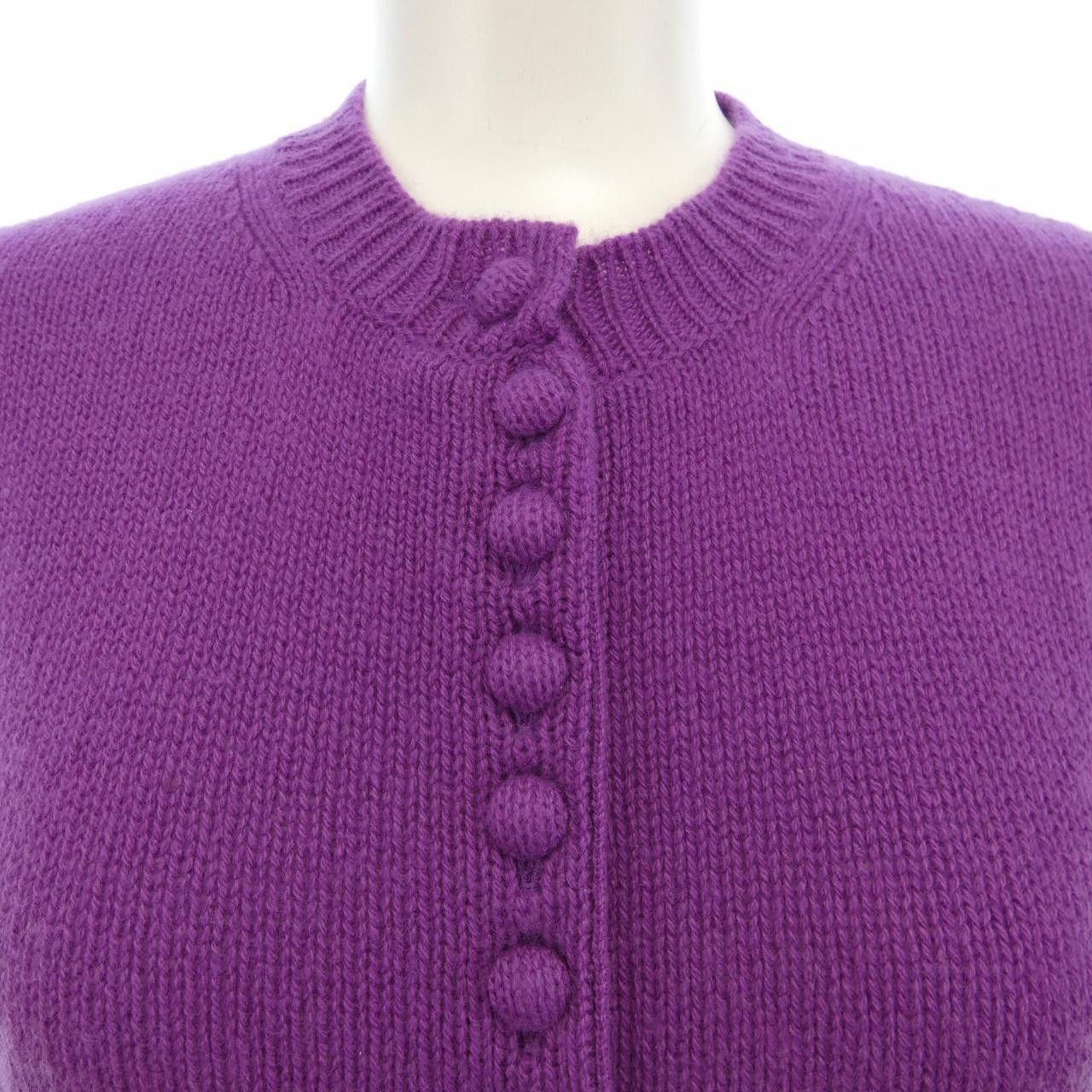 Prada Prada Prada 100% Cashmere Cardigan Others Tops P25N16 S000 1505 DUTY FREE for USA Size ONE SIZE - 5 Thumbnail