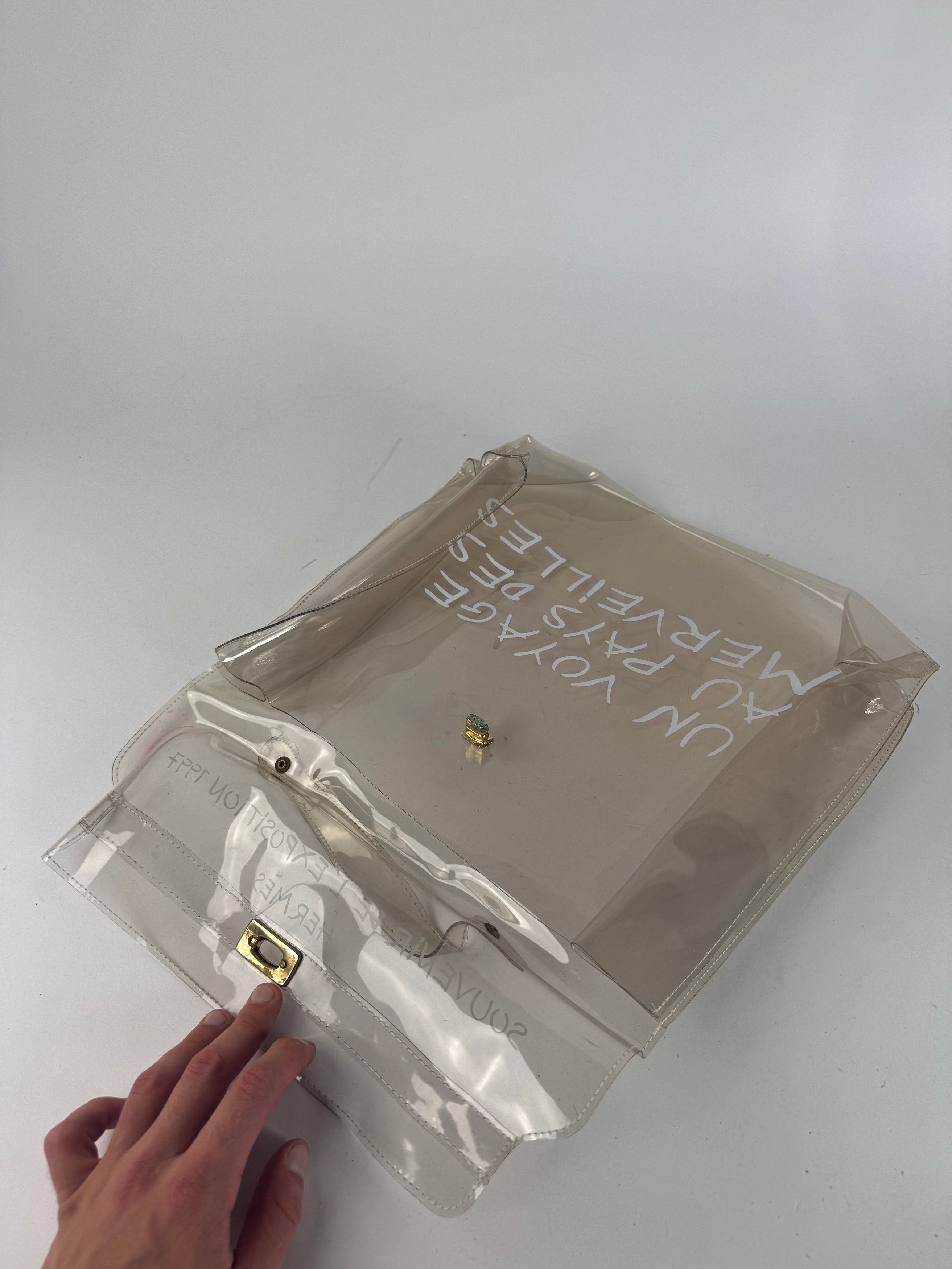 Other Vintage Hermes Transparent PVC Kelly Bag Size ONE SIZE - 4 Thumbnail