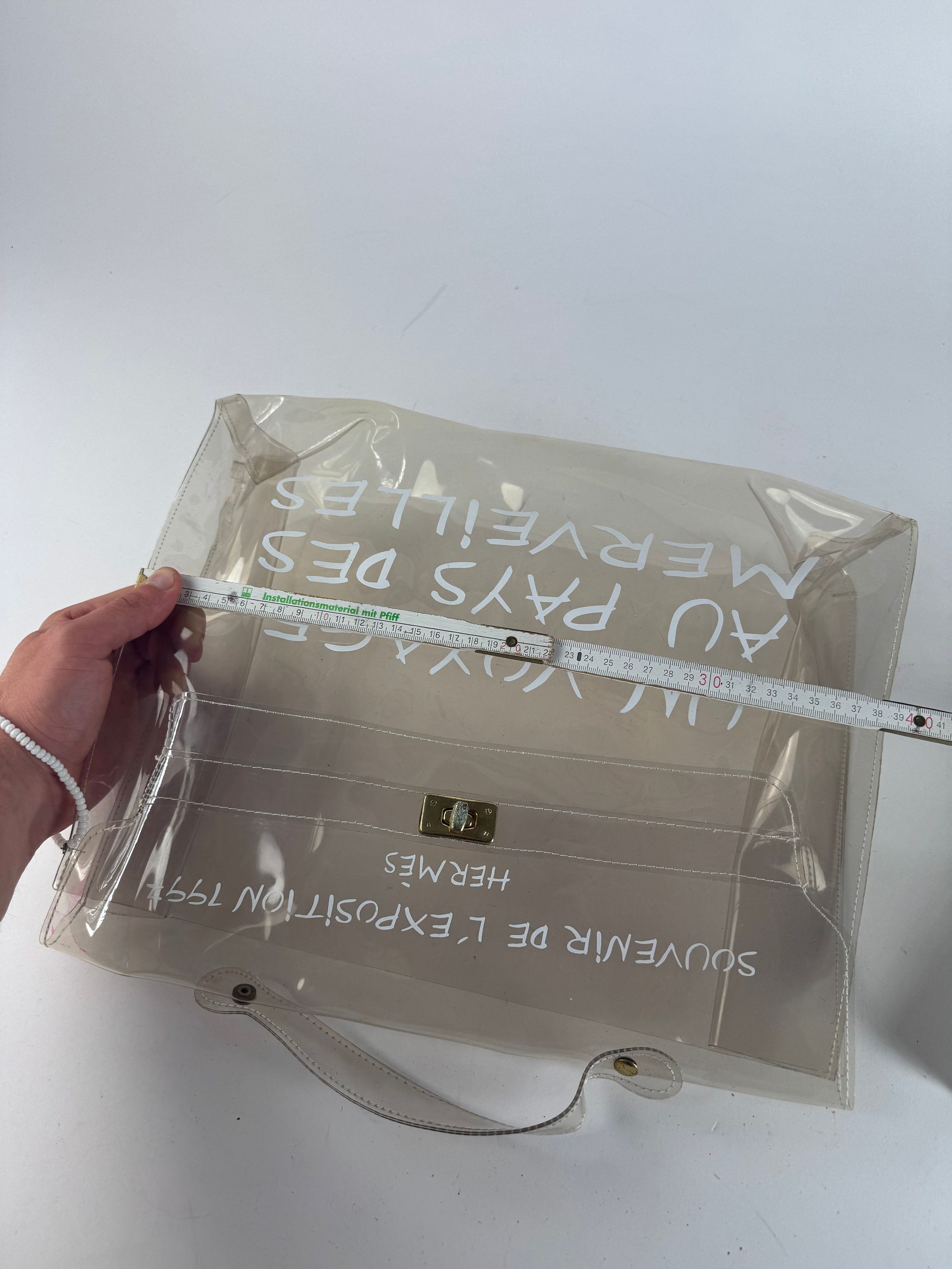 Other Vintage Hermes Transparent PVC Kelly Bag Size ONE SIZE - 9 Thumbnail