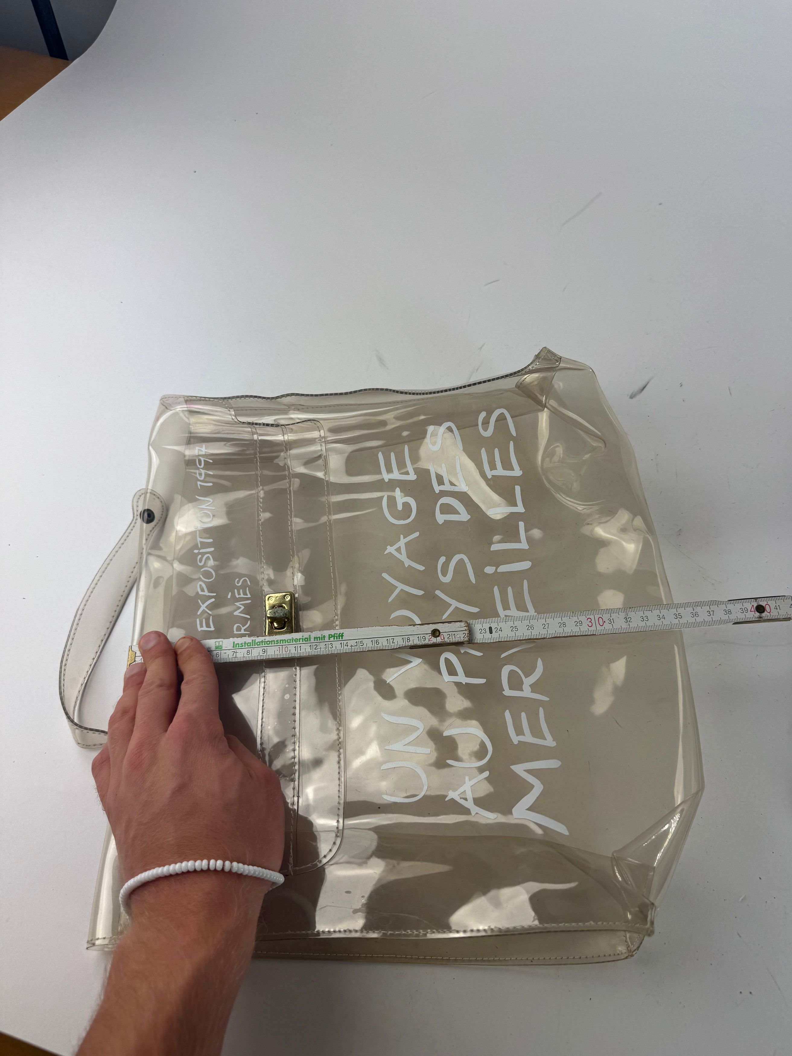 Other Vintage Hermes Transparent PVC Kelly Bag Size ONE SIZE - 10 Thumbnail