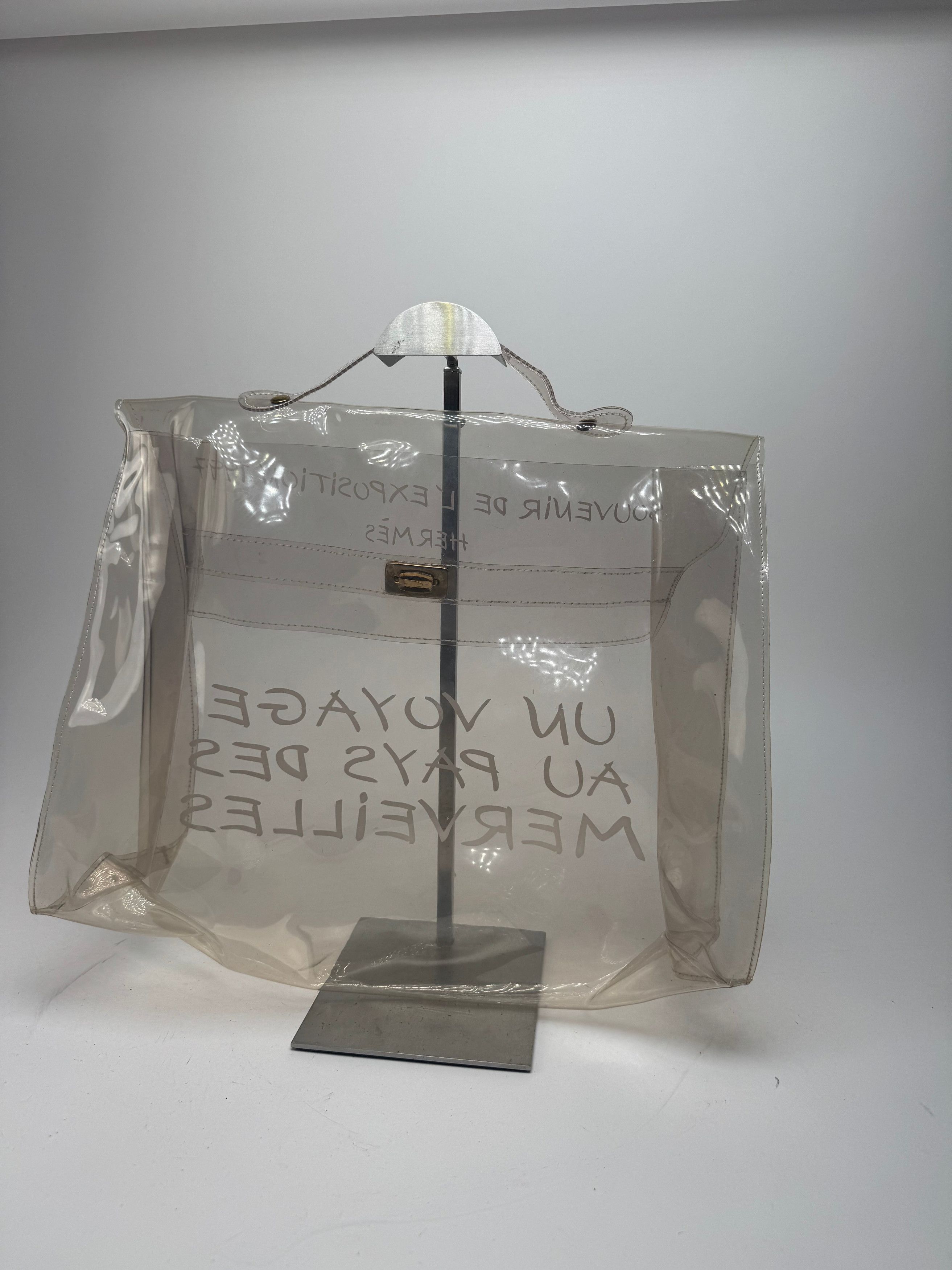 Other Vintage Hermes Transparent PVC Kelly Bag Size ONE SIZE - 2 Thumbnail