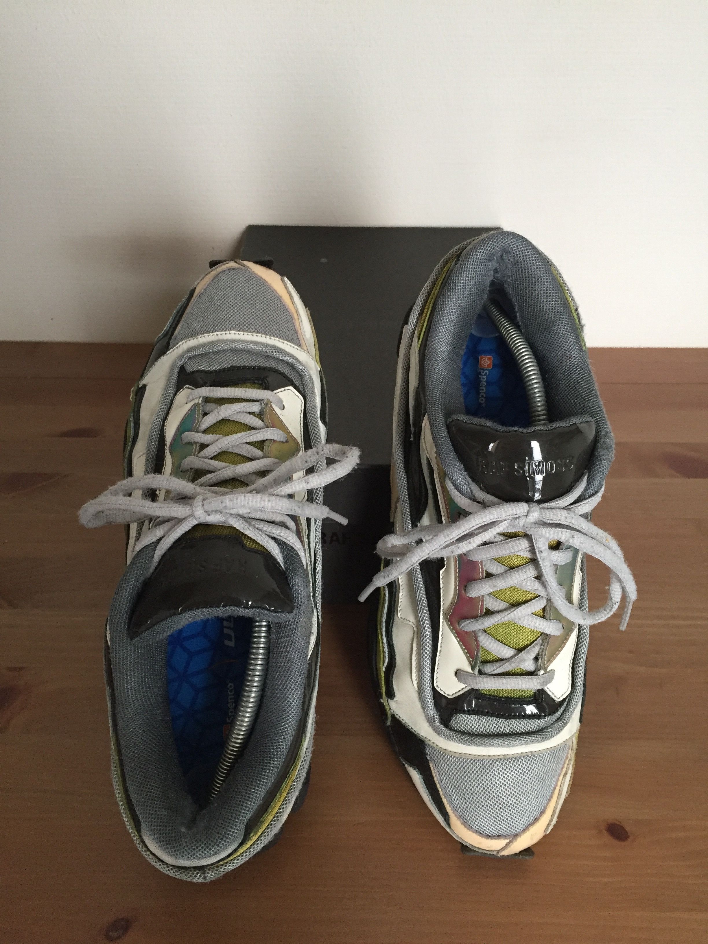 Raf Simons Raf Simons Panelled Holo Runners Grailed