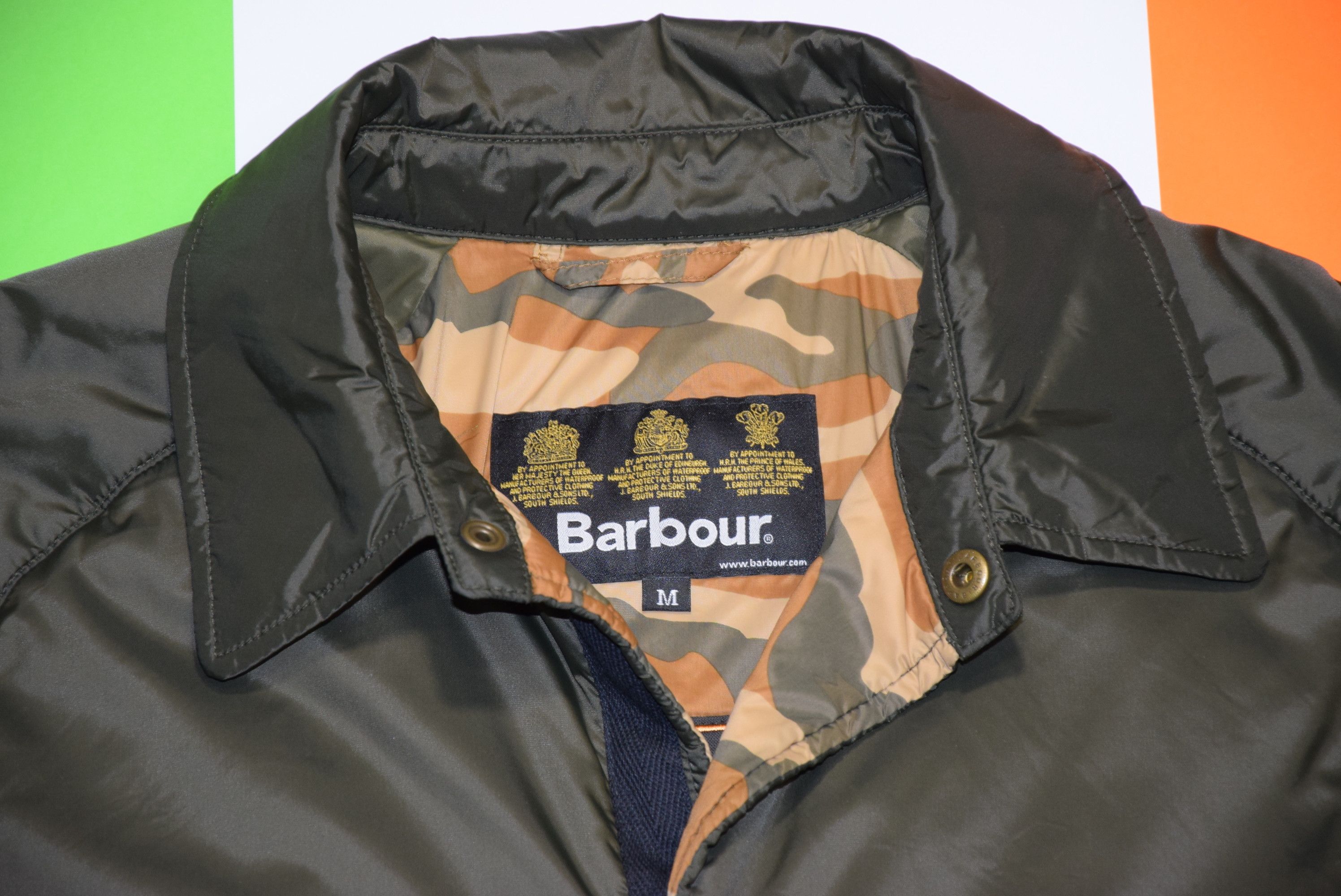 Barbour eel quilted clearance jacket