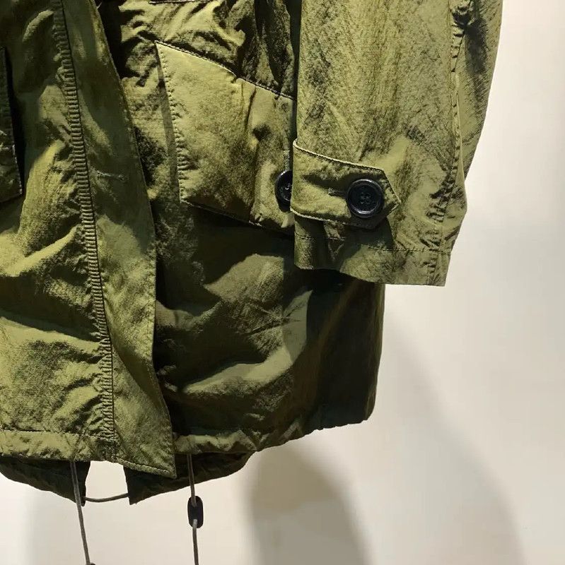 Burberry Burberry Military Green Cotton Trench Coat Size XS / US 0-2 / IT 36-38 - 8 Thumbnail