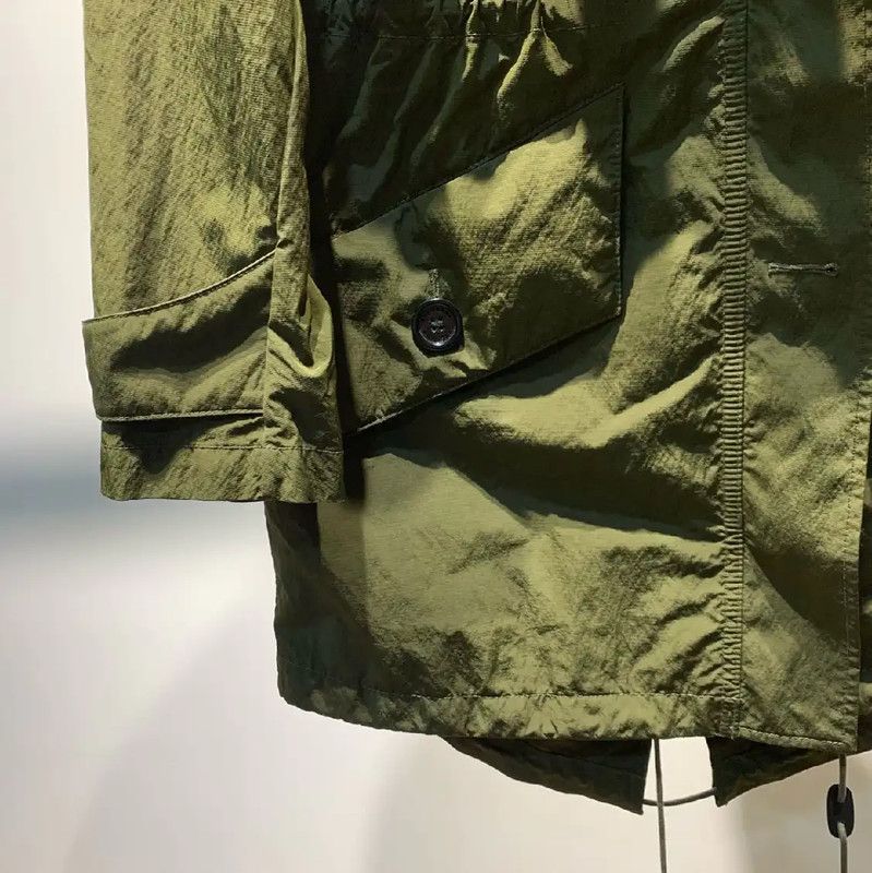 Burberry Burberry Military Green Cotton Trench Coat Size XS / US 0-2 / IT 36-38 - 7 Thumbnail