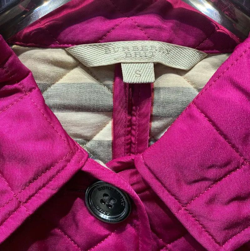 Burberry Burberry Women's Pink Cotton Quilted Jacket Size S / US 4 / IT 40 - 5 Thumbnail