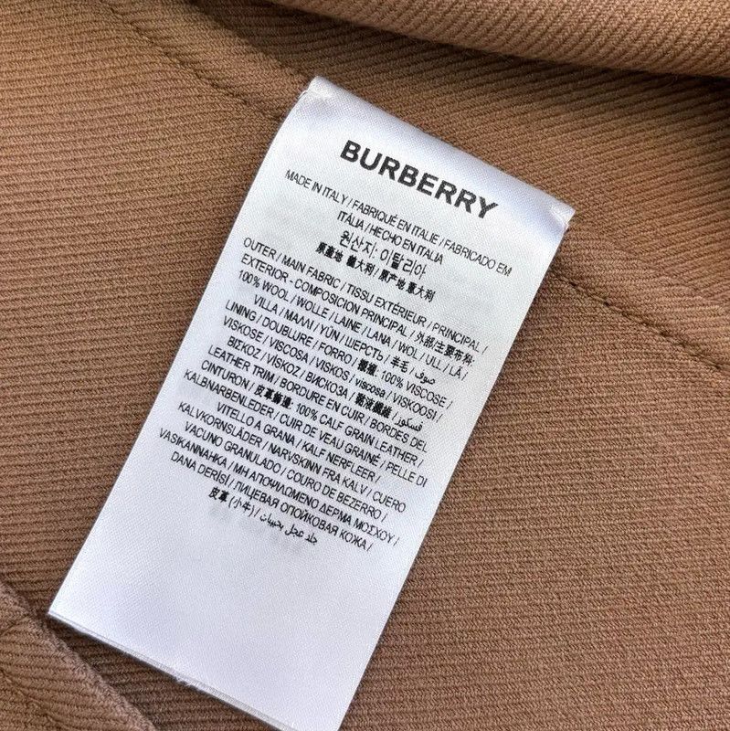 Burberry Burberry Brown Wool Short Coat for Women Size S / US 4 / IT 40 - 7 Thumbnail