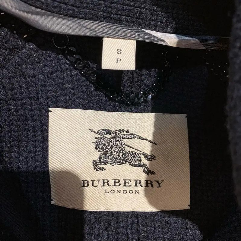 Burberry Burberry Gray Wool Women’s Cardigan Size S / US 4 / IT 40 - 3 Thumbnail