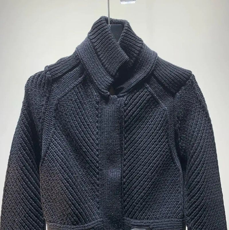 Burberry Burberry Gray Wool Women’s Cardigan Size S / US 4 / IT 40 - 5 Thumbnail
