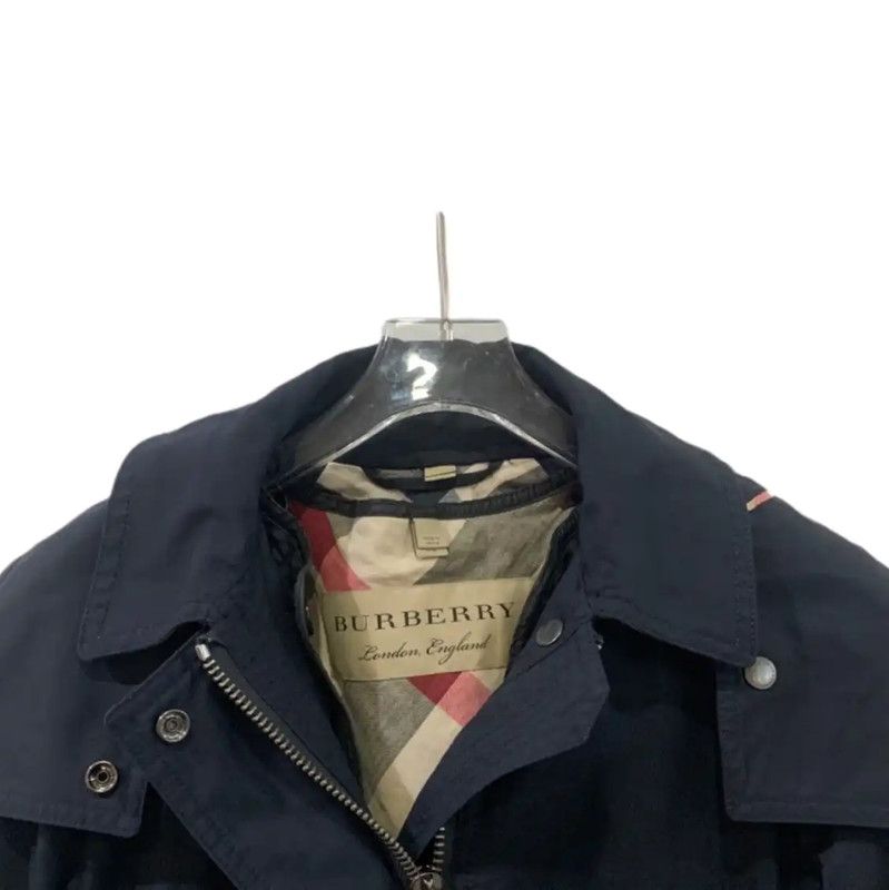 Burberry Burberry Black Cotton Women's Coat XXS Size XXS / US 00 / IT 34 - 3 Thumbnail
