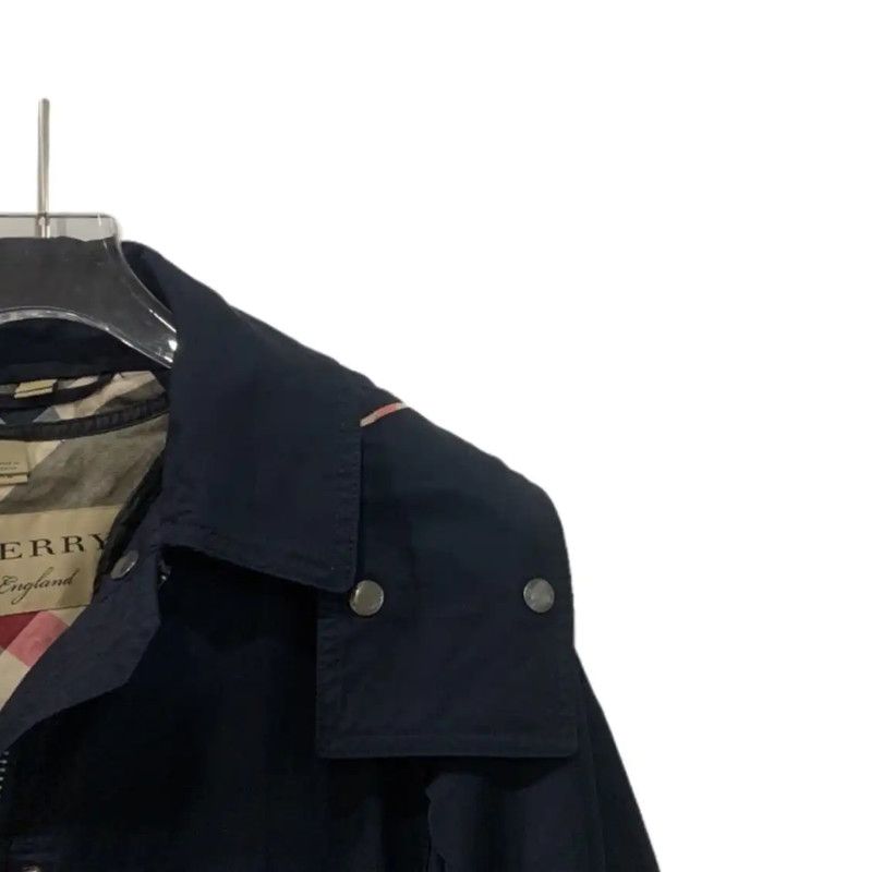 Burberry Burberry Black Cotton Women's Coat XXS Size XXS / US 00 / IT 34 - 4 Thumbnail