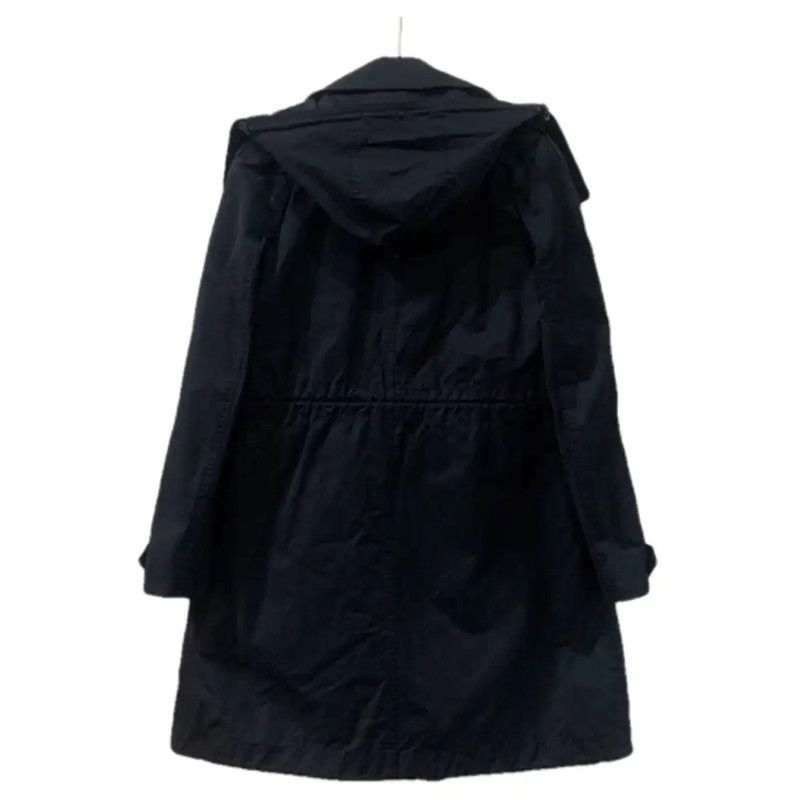 Burberry Burberry Black Cotton Women's Coat XXS Size XXS / US 00 / IT 34 - 2 Thumbnail