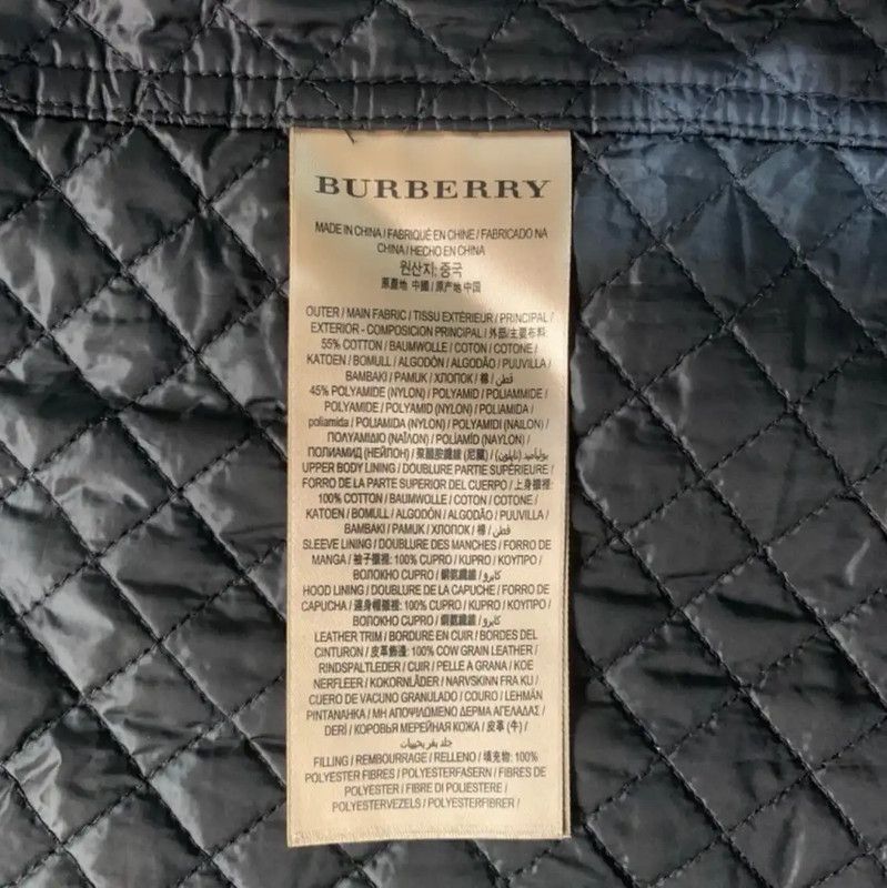 Burberry Burberry Black Cotton Women's Coat XXS Size XXS / US 00 / IT 34 - 7 Thumbnail