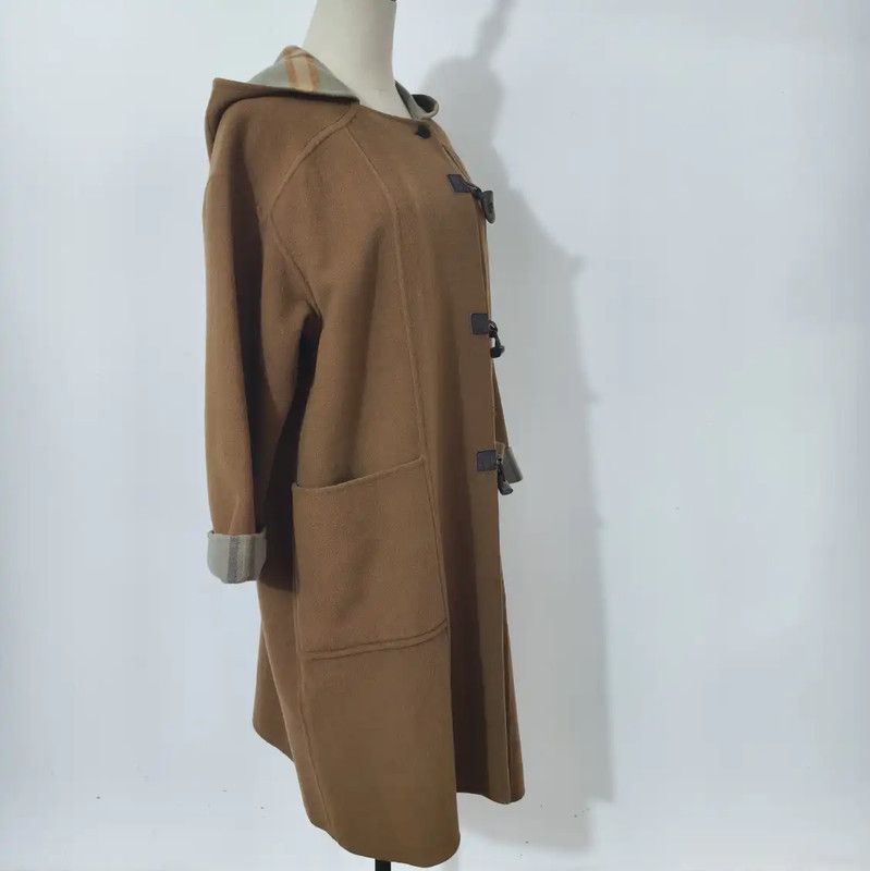Burberry Burberry Winter Brown Wool Mid-Length Coat Size M / US 6-8 / IT 42-44 - 3 Thumbnail
