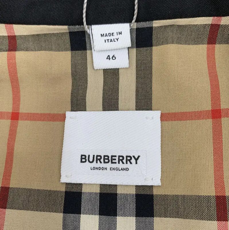 Burberry Burberry Black Cotton Women's Trench Coat Size XL / US 12-14 / IT 48-50 - 5 Thumbnail