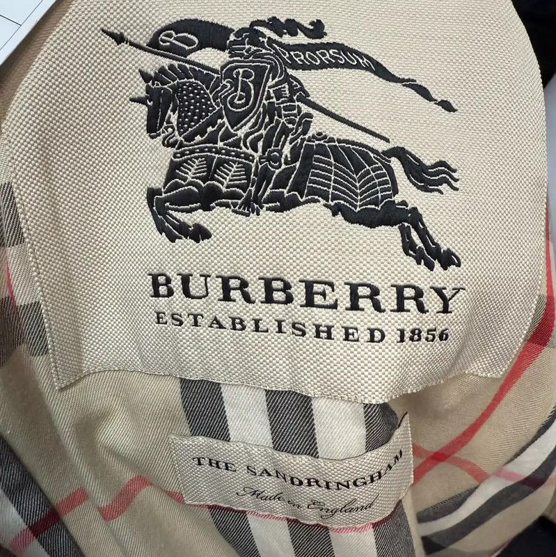 Burberry Burberry Khaki Cotton Women's Trench Coat Size S / US 4 / IT 40 - 3 Thumbnail