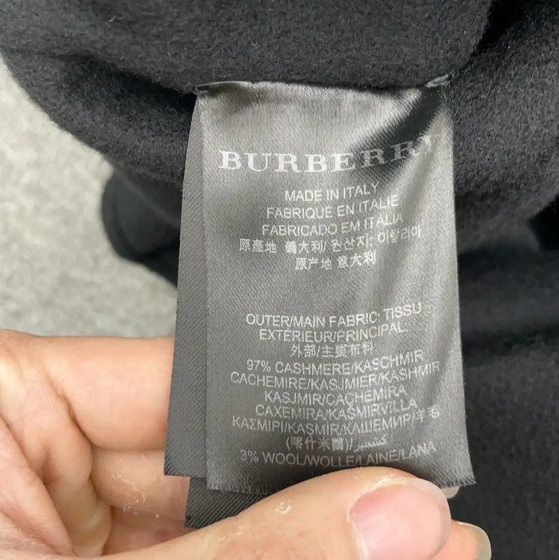 Burberry Burberry Black Wool Blend Women's Winter Coat Size M / US 6-8 / IT 42-44 - 6 Thumbnail