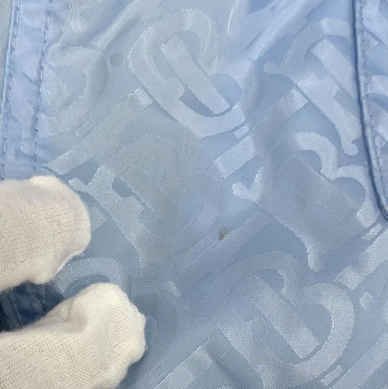 Burberry Burberry Light Blue Nylon Women's Jacket Size M / US 6-8 / IT 42-44 - 10 Thumbnail