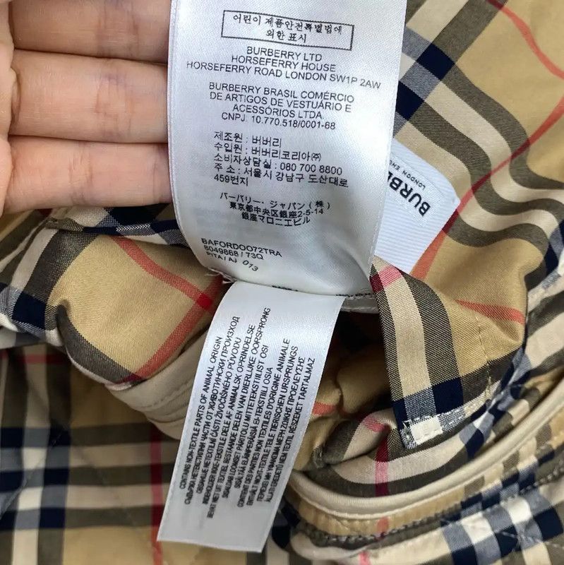 Burberry Burberry Quilted Cotton Winter Jacket in Light Brown Size M / US 6-8 / IT 42-44 - 6 Thumbnail