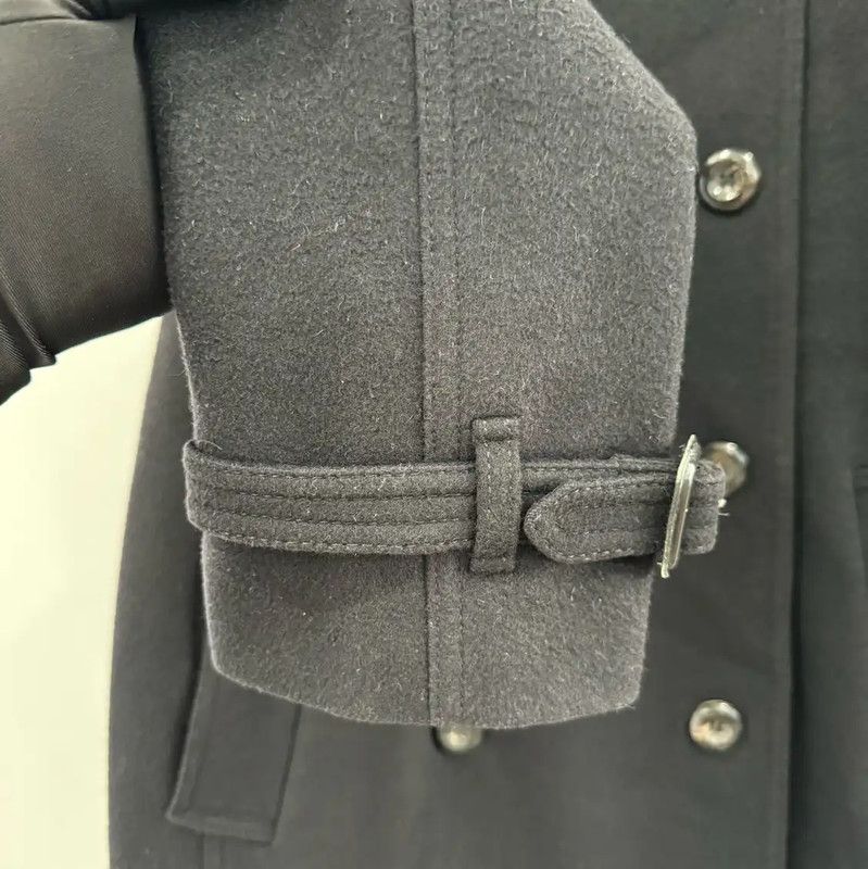 Burberry Burberry Black Wool Ladies Trench Coat Size S / US 4 / IT 40 - 4 Thumbnail