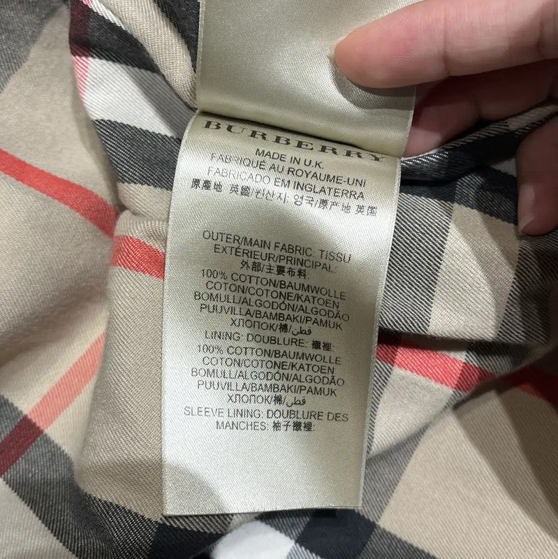 Burberry Burberry Spring Autumn Khaki Cotton Trench Coat Size S / US 4 / IT 40 - 7 Thumbnail