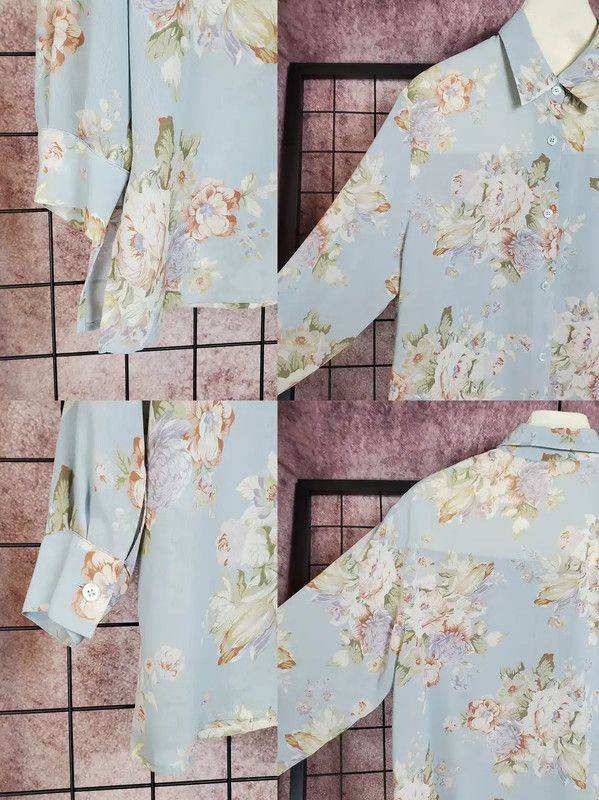 Burberry Burberry Floral Long Sleeve Cardigan for Women Size M / US 6-8 / IT 42-44 - 5 Thumbnail