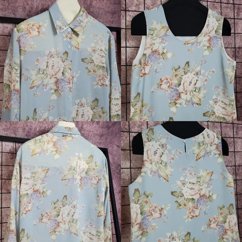 Burberry Burberry Floral Long Sleeve Cardigan for Women Size M / US 6-8 / IT 42-44 - 4 Thumbnail