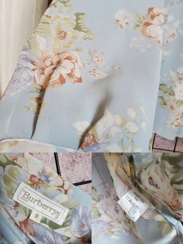Burberry Burberry Floral Long Sleeve Cardigan for Women Size M / US 6-8 / IT 42-44 - 9 Thumbnail