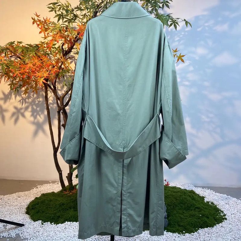 Burberry Burberry Khaki Green Women's Cotton Trench Coat Size XL / US 12-14 / IT 48-50 - 2 Thumbnail