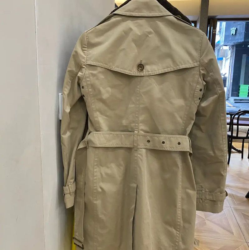 Burberry Burberry Khaki Cotton Women's Trench Coat Size XS / US 0-2 / IT 36-38 - 3 Thumbnail