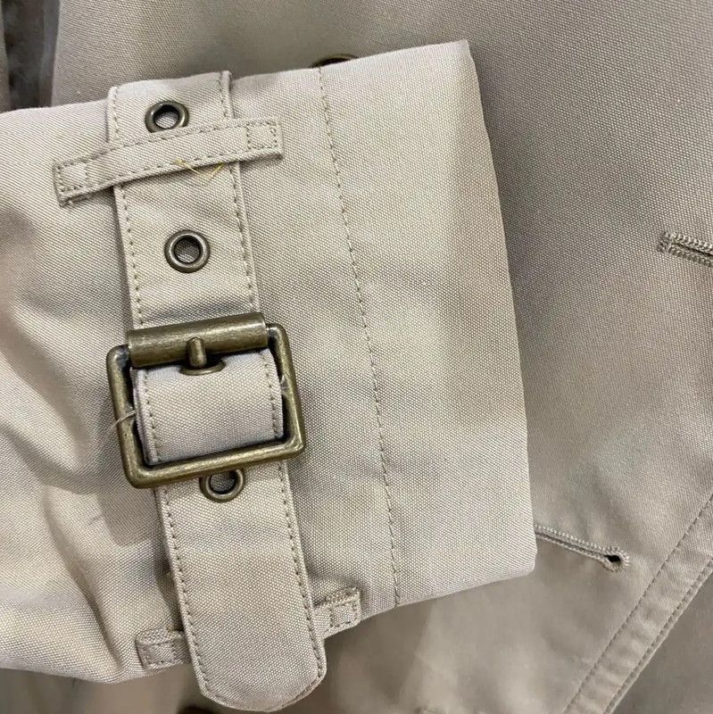 Burberry Burberry Khaki Cotton Women's Trench Coat Size XS / US 0-2 / IT 36-38 - 5 Thumbnail