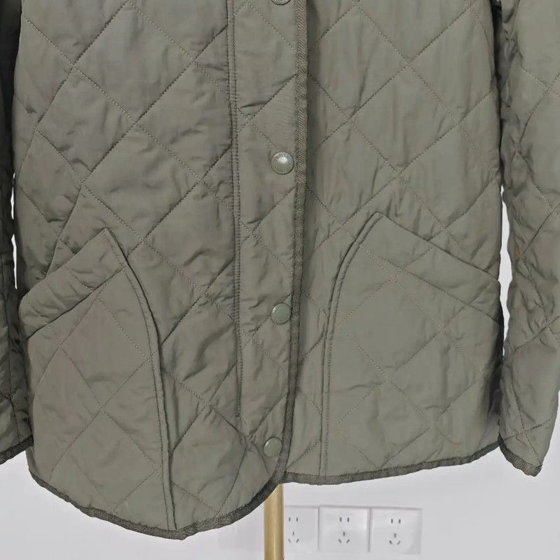 Burberry Burberry Women's Quilted Green Cotton Jacket Size S / US 4 / IT 40 - 4 Thumbnail