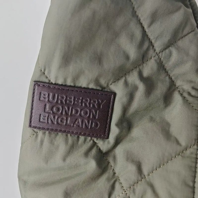 Burberry Burberry Women's Quilted Green Cotton Jacket Size S / US 4 / IT 40 - 5 Thumbnail